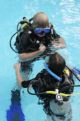 Image showing Scuba diving instructor