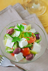 Image showing greek salad