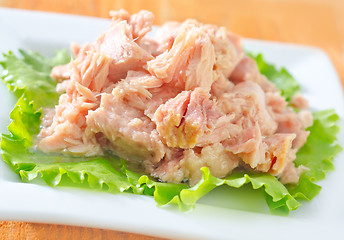 Image showing salad from tuna