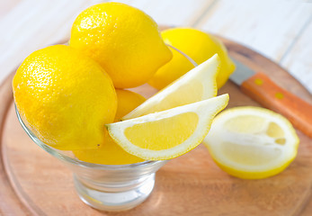 Image showing fresh lemons