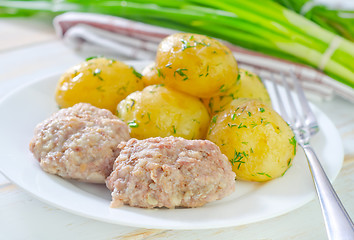 Image showing boiled potato