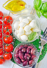 Image showing ingredients for caprese