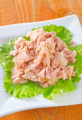 Image showing salad from tuna