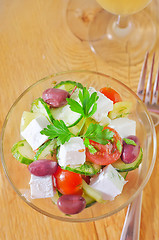 Image showing greek salad