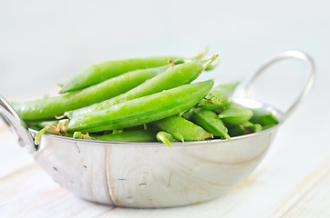 Image showing green peas