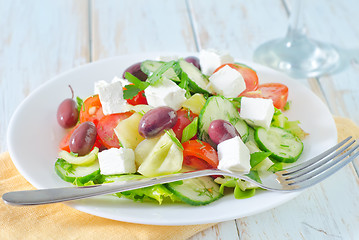 Image showing greek salad