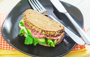 Image showing sandwich