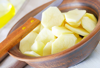 Image showing raw potato