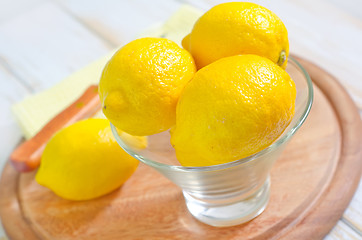 Image showing fresh lemons