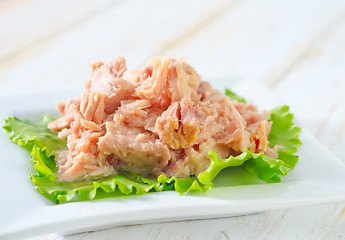 Image showing salad from tuna