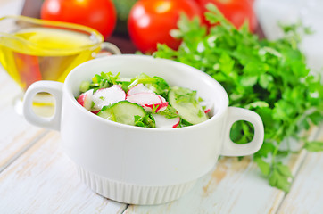 Image showing fresh salad