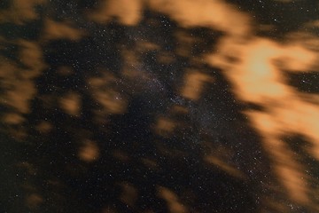 Image showing Night sky with stars