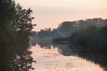 Image showing Peaceful place at the pond