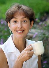 Image showing Happy mature woman