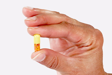 Image showing Capsule in a Hand