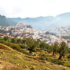 Image showing old city in morocco africa land home and landscape valley