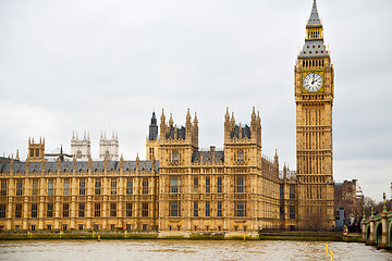 Image showing exterio architecture in england  wall and history