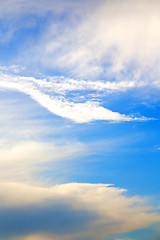 Image showing in the   sky white soft and abstract background