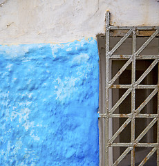 Image showing  window in morocco africa and old construction wal brick histori