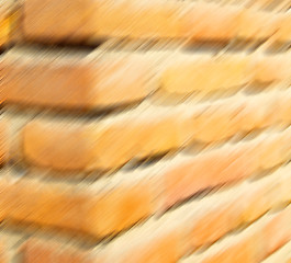 Image showing abstract step   brick in  italy old wall and texture material th