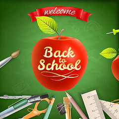 Image showing Welcome back to school. EPS 10