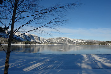 Image showing Winterview Lake Nisser