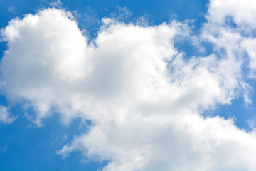 Image showing clouds in the blue sky