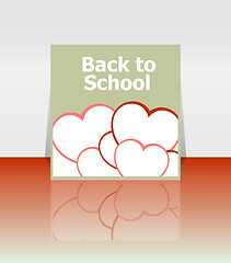 Image showing Back to school word, education concept