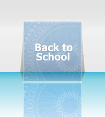 Image showing Back to school word, education concept