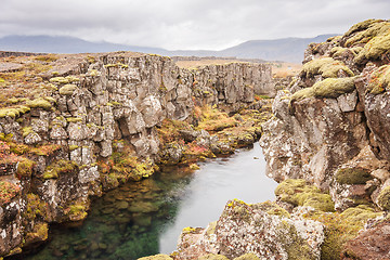 Image showing Grjotagja fissure Iceland