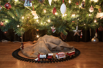 Image showing Christmas train