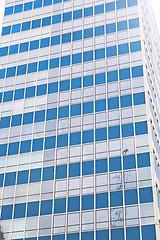 Image showing blue window and sky abstract