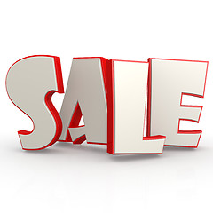 Image showing Sale word with white background