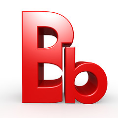 Image showing Upper and lower case B together