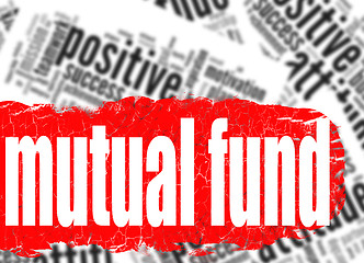 Image showing Word cloud mutual fund 