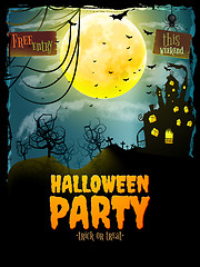 Image showing Halloween party poster. EPS 10