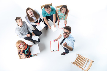 Image showing Group of Business People in a Meeting