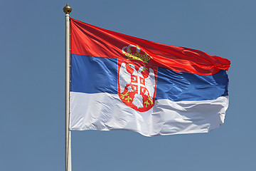 Image showing Serbia flag