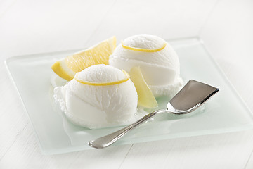 Image showing Lemon Ice cream