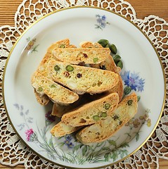 Image showing Cantucci cookies