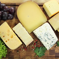 Image showing Cheeses