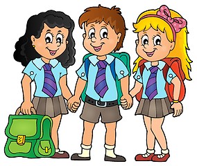 Image showing School pupils theme image 3