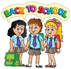 Image showing School pupils theme image 5