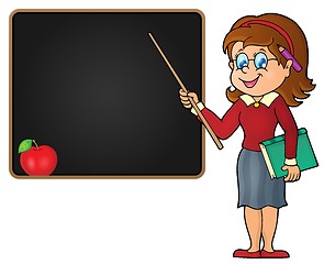 Image showing Woman teacher theme image 2