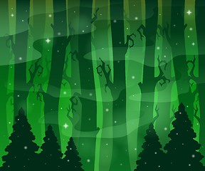 Image showing Mysterious forest theme image 8