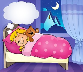 Image showing Sleeping child theme image 3