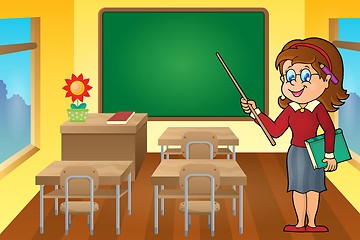 Image showing Woman teacher theme image 6