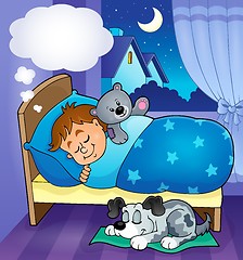 Image showing Sleeping child theme image 7