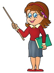 Image showing Woman teacher theme image 1