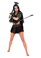 Image showing Warrior Woman